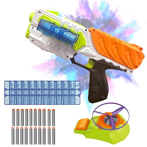 CreamKids Outdoor Spielzeug Schaumstoff Blaster Set, Dartboard Auto Launcher Spielzeug, Innen-und Außenbereich Schießen Spielzeug Geschenke für 3 Kinder Jungen,Spiele und Partyspielzeug Gartenspiele von Cream Kids