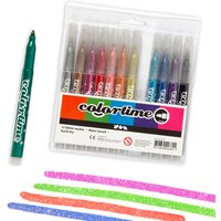 12 Colortime Glitzermarker von Creativ Company