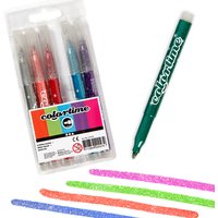 6 Colortime Glitzermarker von Creativ Company