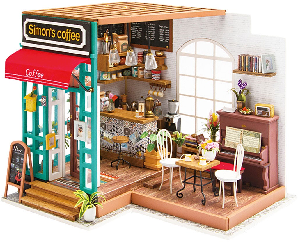 Creativ Company Bastelset DIY Miniaturzimmer Café von Creativ Company