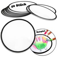 Großpack Frisbees, 40 Stk, 25cm von Creativ Company