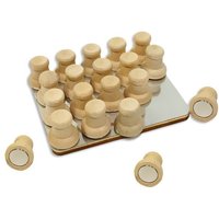 Holz-Magnete 20er Set, Bastelidee: Kühlschrankmagnete zum Bemalen von Creativ Company