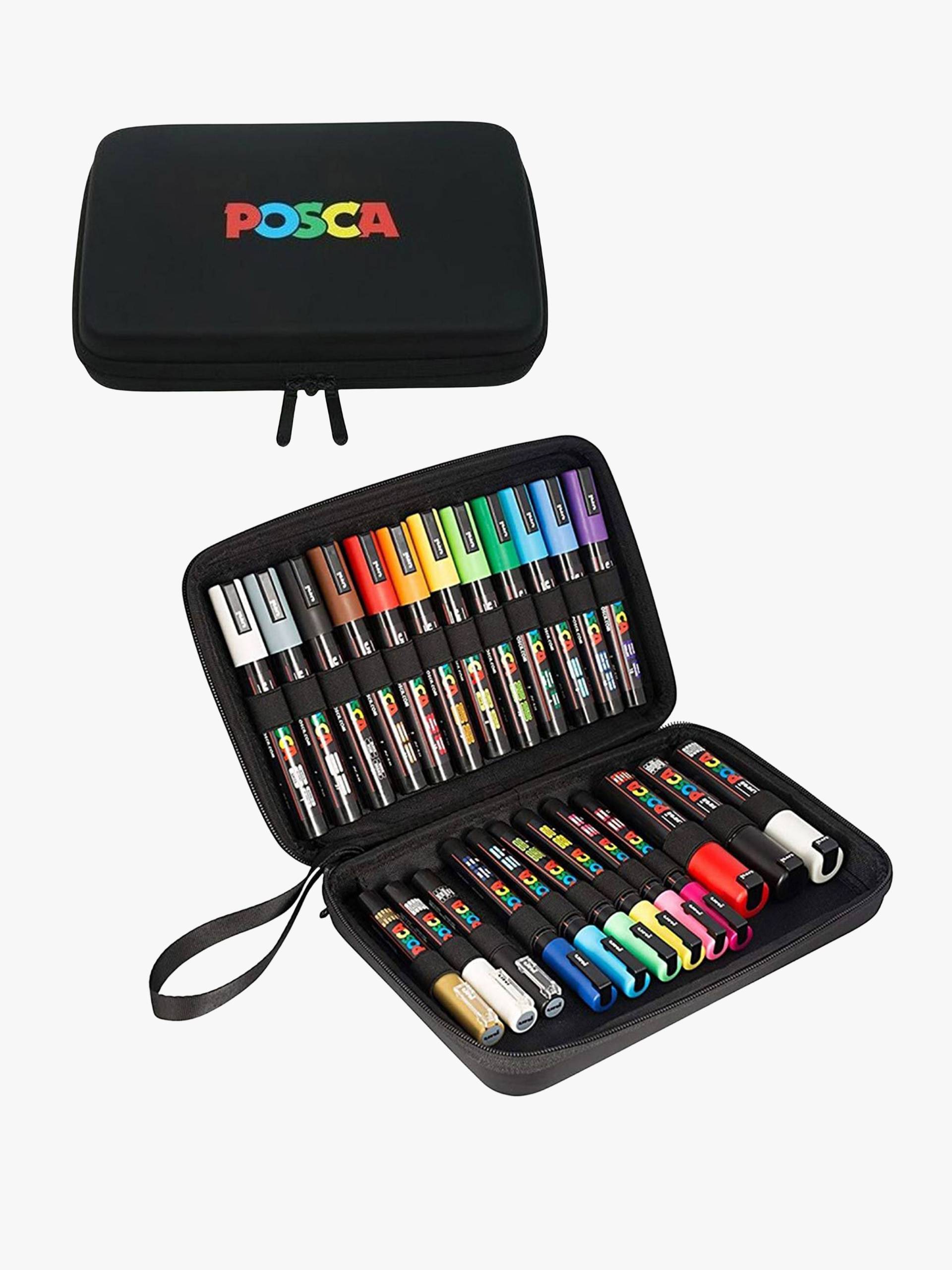 Posca Filzstifte im Etui, 24 Teile Posca Filzstifte im Etui, 24 Teile von Creativ Company