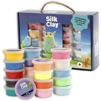 Silk Clay Set, 28 Dosen weiche Knete/Modelliermasse für Kinder von Creativ Company