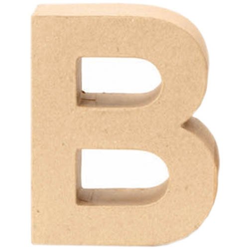 Papp-Buchstabe B, 17,5x5,5cm [Spielzeug] von CREATIVE