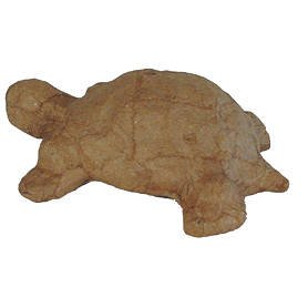 Pappmaché-Figur, Gr. ca. 12cm, Motiv: Schildkröte [Spielzeug] von Creativ Discount