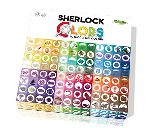 CreativaMente 231 gioco Sherlock Colors Spiel in der Box, Mehrfarbig von CreativaMente