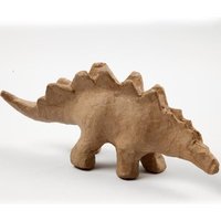 Stegosaurus Figur Pappmaschee 22cm, Dinofigur als Rohling, 22cm von Creative Company