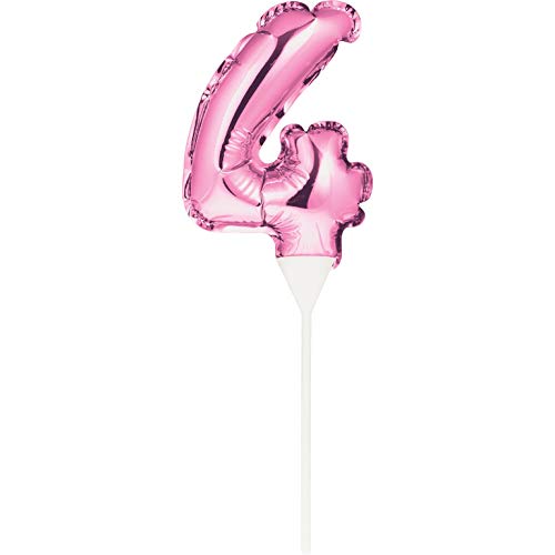 Creative Converting - Folienballon selbstaufblasend 23 x 9 cm Größe 4 Rosa, 8C337521 von Creative Converting