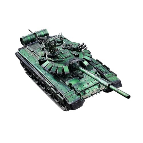 CreativeBlocker 1/48 T-72B3 Panzer Modell Bausatz - 3D Metall Puzzle Panzer, DIY Militär Bausatz, Metallpuzzle Erwachsene, Metall Modell Bausätze, Geschenke für Weihnachten Geburtstag (304PCS) von CreativeBlocker