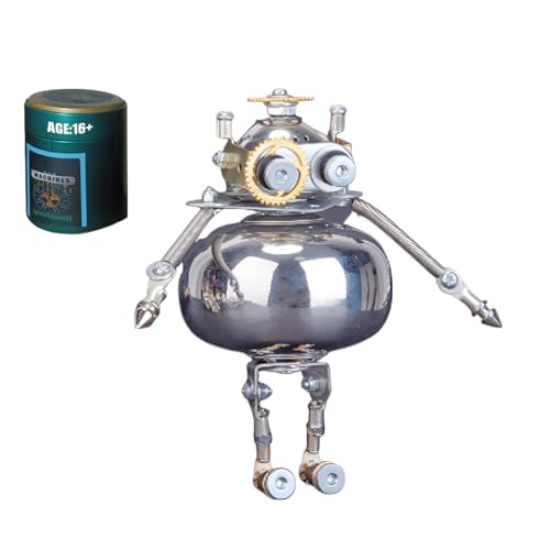 CreativeBlocker 3D Metall Puzzle- DIY Space Alien 3D Modell Bausätze Erwachsene, Mini Alien Figuren Metallbaukasten Bastelset Modellbau, Steampunk Deko, Geschenk für Geburtstag(105+PCS/Zufällig) von CreativeBlocker