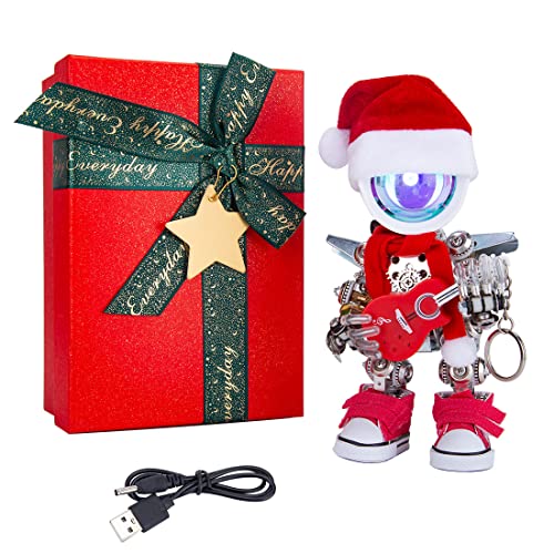 CreativeBlocker 3D Puzzle Erwachsene - Gitarrist Roboter 3D Metall Puzzle mit Beweglichen Körpergelenken, DIY Metallbaukasten, Weihnachts Modellbausatz, Geschenk für Weihnachten(366PCS) von CreativeBlocker