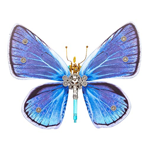 CreativeBlocker 3D Schmetterling Puzzlespielzeug, Metall Celastrina Oreas Schmetterling Modell, Insektenpuzzle Bausatz, Ein Tolles Geschenk für Erwachsene & Jugendliche (150PCS+) von CreativeBlocker