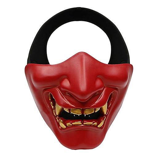 CreativeBlocker Hannya Masks, Half Face Masks, Japanese Mythological Masks, Halloween Party and Cosplay Japanese Masks von CreativeBlocker