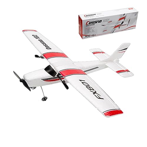 CreativeBlocker RC Flugzeug Modell, Cessna 182 Flugzeug, mit Starrflügler, 15min Lang, EIN Tolles Geschenk für Erwachsene Und Jugendliche (RTF) von CreativeBlocker