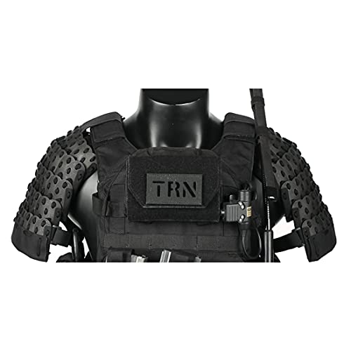 CreativeBlocker Tactical Armor - Tactical Non-slip Shoulder Armors Protector, Stahl Airsoft Taktische Rüstung, Taktische Samurai-Rüstung, für BB Gun CS Game & Cosplay (ohne Weste) von CreativeBlocker