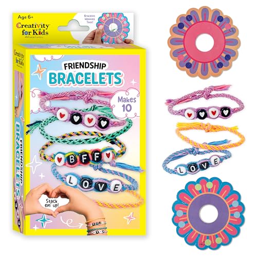 Creativity for Kids Best Friends Armbänder Mini-Bastelset: Erstellen Sie 10 Freundschaftsarmbänder – Armbandherstellungs-Set für Mädchen, Schmuckherstellung, Kunst und Handwerk, Kinderstrumpffüller Creativity for Kids Best Friends Armbänder Mini-Bastelset: Erstellen Sie 10 Freundschaftsarmbänder – Armbandherstellungs-Set für Mädchen, Schmuckherstellung, Kunst und Handwerk, Kinderstrumpffüller von Creativity for Kids