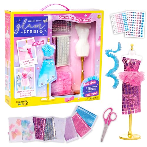 Creativity for Kids Entworfen von You Glam Studio: Modedesigner-Bastelset für Mädchen im Alter von 6–8 Jahren, DIY Kunst und Handwerk für Kinder, Geburtstagsgeschenke für Mädchen, Mädchenspielzeug Creativity for Kids Entworfen von You Glam Studio: Modedesigner-Bastelset für Mädchen im Alter von 6–8 Jahren, DIY Kunst und Handwerk für Kinder, Geburtstagsgeschenke für Mädchen, Mädchenspielzeug von Creativity for Kids