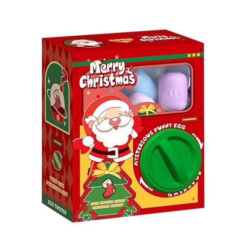 CreoQIJI Compatible with Motorikspielzeug Lustige Weihnachtsspielzeugdekoration, zufälliges Design, modisches Neujahrsüberraschungsgeschenk Baby Kleinkindspielzeug (Red, One Size) von CreoQIJI