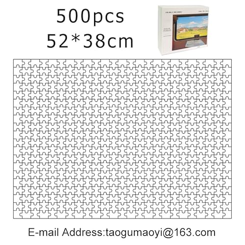 Fotopuzzle,Puzzle Selber Gestalten 35/300/500/1000/1500 Teile Foto Personalisiertes Holzpuzzle Bild DIY Erwachsene Dekoration Foto(500Pcs with Box) von Crepundia