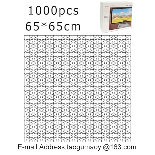 Fotopuzzle,Puzzle Selber Gestalten 35/300/500/1000/1500 Teile Foto Personalisiertes Holzpuzzle Bild DIY Erwachsene Dekoration Foto(Square 1000Pcs Box) von Crepundia