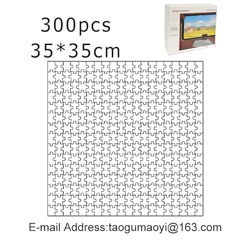 Fotopuzzle,Puzzle Selber Gestalten 35/300/500/1000/1500 Teile Foto Personalisiertes Holzpuzzle Bild DIY Erwachsene Dekoration Foto(Square 300Pcs Box) von Crepundia