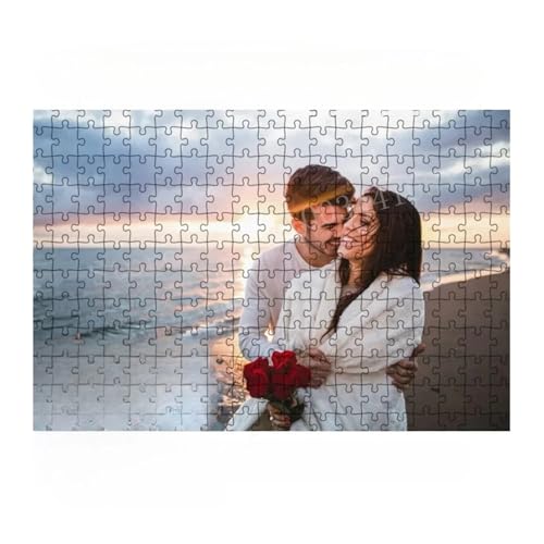 Fotopuzzle,Puzzle Selber Gestalten Personalisiertes Puzzle 300/500/1000 Teile Holz/Papier Foto Personalisiertes Puzzle for Erwachsene(1000PCS (1.2mm) HOT) von Crepundia