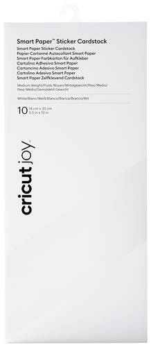 Cricut Joy Smart Sticker Cardstock Farbkarton Weiß von Cricut