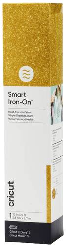 Cricut Smart Iron-On™ Folie Glitzereffekt, Gold von Cricut