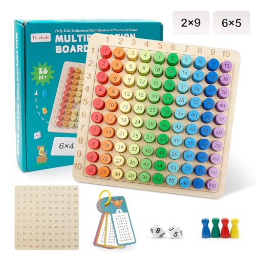 1x1 Lernen Spiel Multiplikationsbrett Multiplikationstabelle Multiplikation Mathe Lernen Spiel Montessori Kinderzählspielzeug Rechen und Lernspiel zum spielerischen für Kinder Schüler Spielen von Criveple