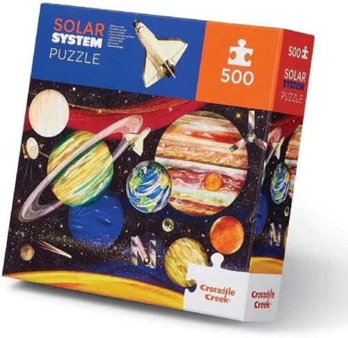 CROCODILE CREEK 3828872 500 pcs Family Solar System New, Crocodile Creek-500 Puzzles, bunt, único von Crocodile Creek