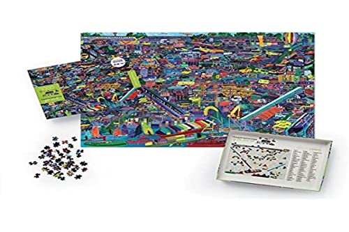 Crocodile Creek 3829003 1000 Stück Family Transportation Puzzles, bunt, único von Crocodile Creek