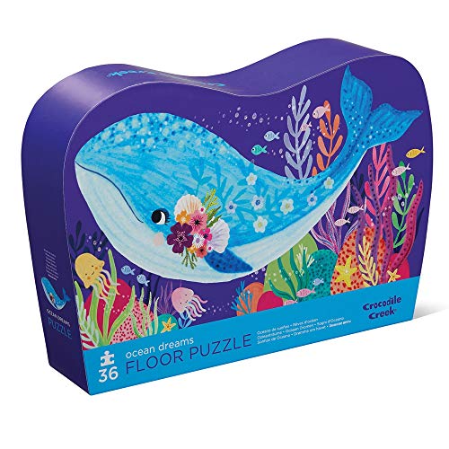 Crocodile Creek 3840776 36 pcs Shaped Ocean Dreams Puzzles, bunt von Crocodile Creek