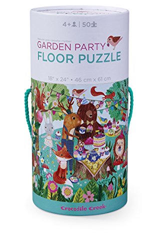 Crocodile Creek 4050-4 Garden Party Jigsaw Floor Puzzle Bodenpuzzle von Crocodile Creek