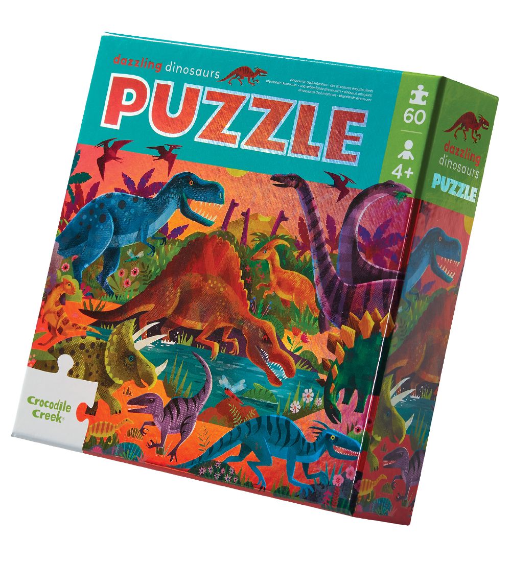 Crocodile Creek Puzzlespiel - 60 Teile - Umwerfend Dinosaurs - Crocodile Creek - One Size - Puzzlespiele Crocodile Creek Puzzlespiel - 60 Teile - Umwerfend Dinosaurs - Crocodile Creek - One Size - Puzzlespiele von Crocodile Creek