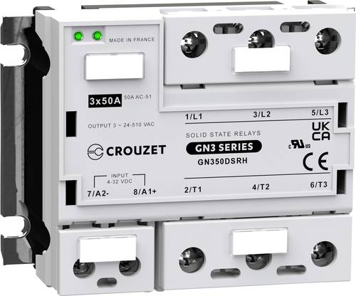 Crouzet Halbleiterrelais GN350DSRH 50A Schaltspannung (max.): 510 V/AC Zufällig schaltend 1St. von Crouzet