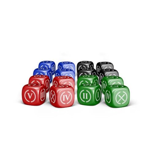 Crowd Games Onus! Traianus Custom Dice Set – 16 Themed Dice with Roman Numerals, Immersive Accessory for Historical Wargames Crowd Games Onus! Traianus Custom Dice Set – 16 Themed Dice with Roman Numerals, Immersive Accessory for Historical Wargames von Crowd Games