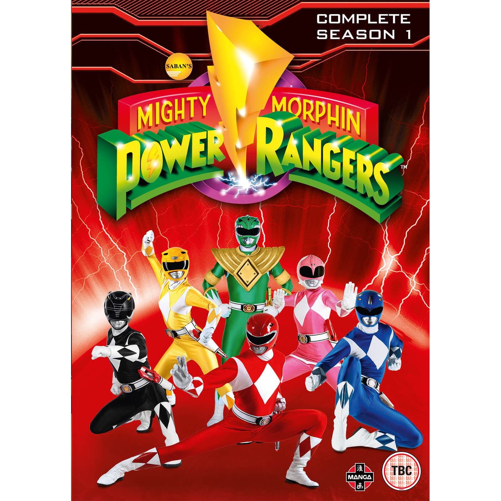 Mighty Morphin Power Rangers Komplette Staffel 1 Sammlung von Crunchyroll