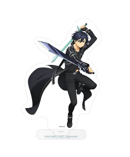 Peppermint Anime (Crunchyroll GmbH) - Sword Art Online - Kirito - Acryl Figure, Aufsteller, Standy - 10cm - original & lizensiert von Crunchyroll