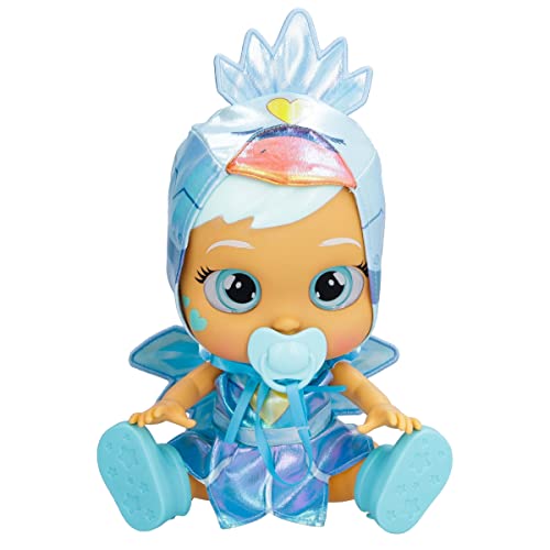 CRY BABIES Stars Sydney - Interactive Puppe, die echte Tränen weint mit ausziehbarem Outfit!-Geschenk Spielzeug für Kinder ab 18 Monaten von Cry Babies