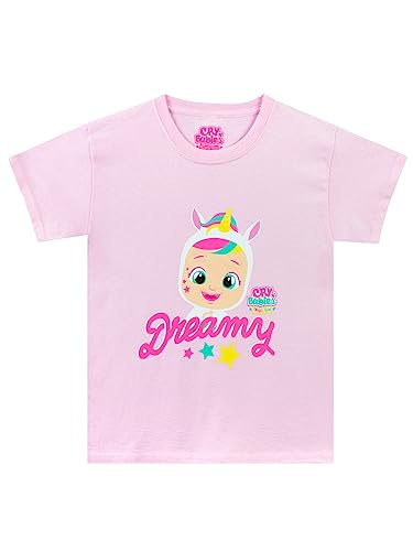 Cry Babies T-Shirt für Mädchen | Magic Tears Dreamy Puppen-Kinder-T-Shirt| Bequeme Baumwoll-Kinderkleidung | Offizielle Merchandising-Artikel | 98 von Cry Babies