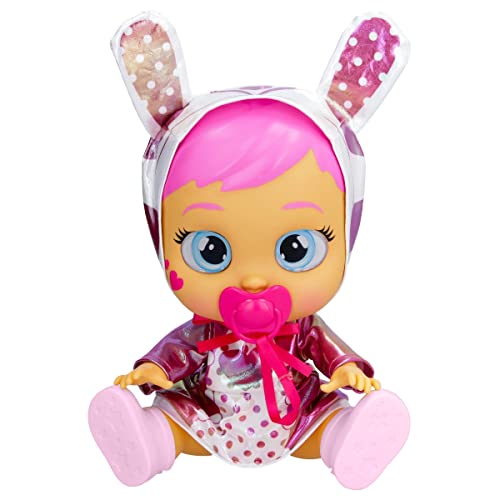 CRY BABIES Stars Coney - Interactive Puppe, die echte Tränen weint mit ausziehbarem Outfit!-Geschenk Spielzeug für Kinder ab 18 Monaten von Cry Babies