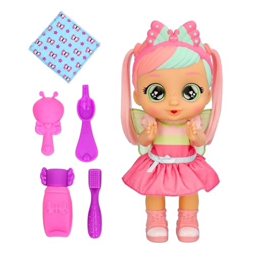 Cry Babies Bella Morning Routine, Interaktive Babypuppe, Erledigt 3 Morgenroutinen, Klatscht & Tanzt und ihre Augen Leuchten auf, Inklusive 6 Accessoire, Kinder ab 3 Jahren von IMC Toys