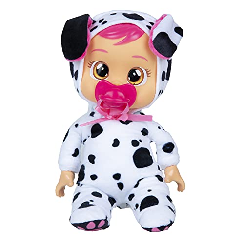 Cry Babies Tiny Cuddles Dotty Babypuppe, 22,9 cm, weint echte Tränen, schwarz und weiß (mehrfarbig) von Cry Babies