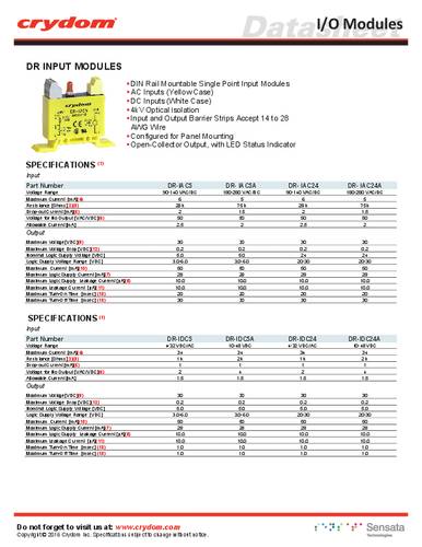 Crydom DR-IAC24 I/O-Modul von Crydom