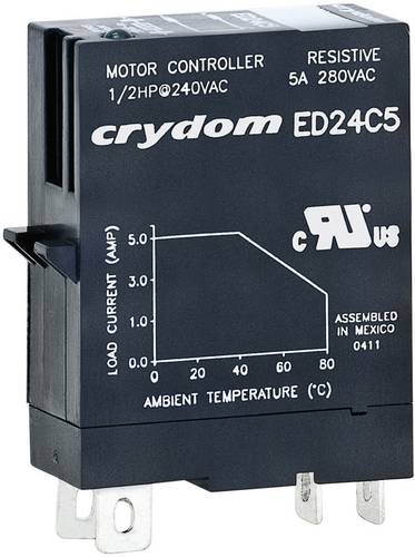 Crydom Halbleiterrelais ED24D5R 5A Schaltspannung (max.): 280 V/AC Sofortschaltend 1St. von Crydom