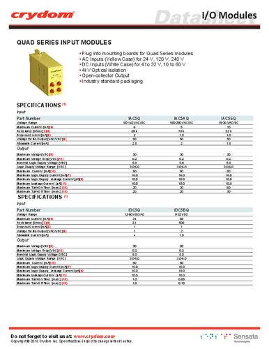 Crydom IAC5Q I/O-Modul von Crydom