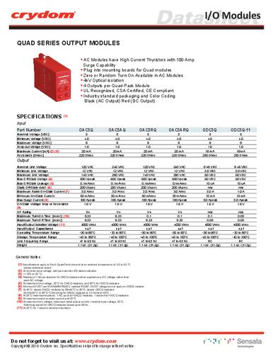 Crydom OAC5AQ I/O-Modul von Crydom