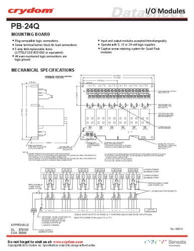 Crydom PB-24Q I/O-Modul von Crydom