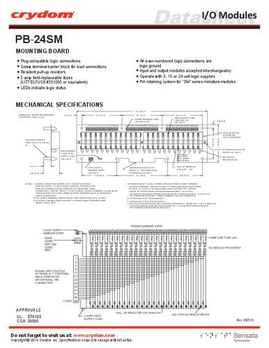 Crydom PB-24SM-BV I/O-Modul von Crydom